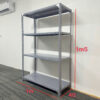 Kệ Sắt V Lỗ Cao 1,5 mét, Dài 1 mét Sâu 40 cm Dùng 4 Sàn