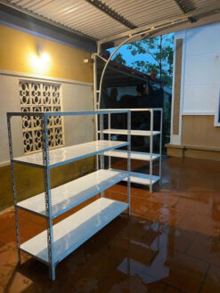 Kệ Sắt V Lỗ Cao 1m5 Dài 1m5 Rộng 50  Dùng 4 Sàn