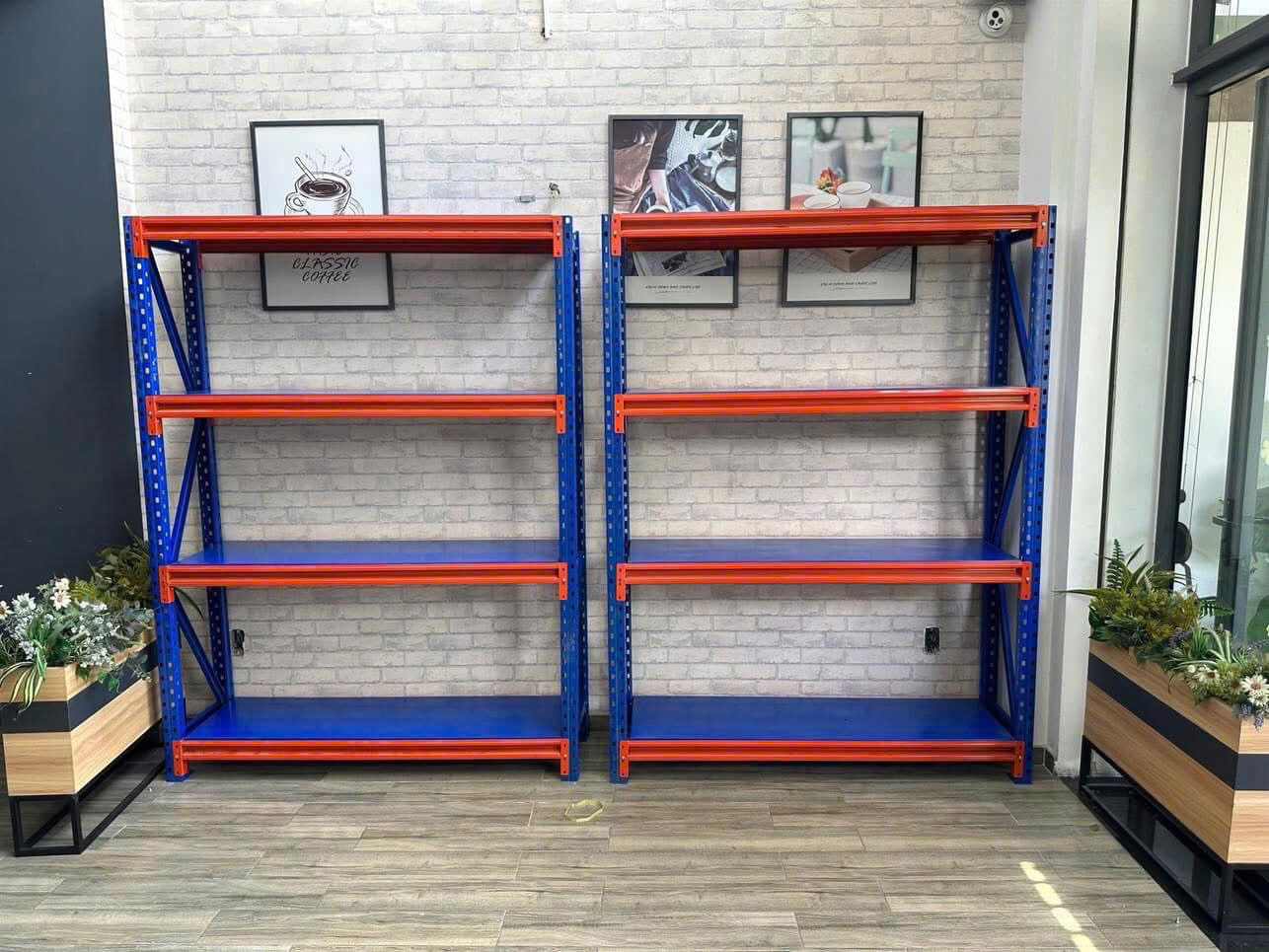 Kệ trung tải 4 tầng dài 1m2 rộng 50 giá 1650k