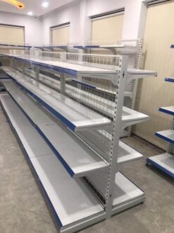 Kệ Siêu Thị 4 Tầng 2 Mặt